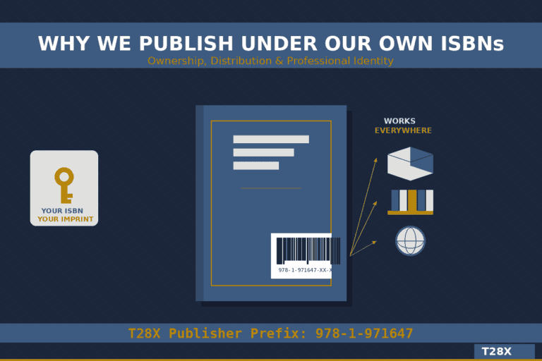 Why We Publish Under Our Own ISBNs